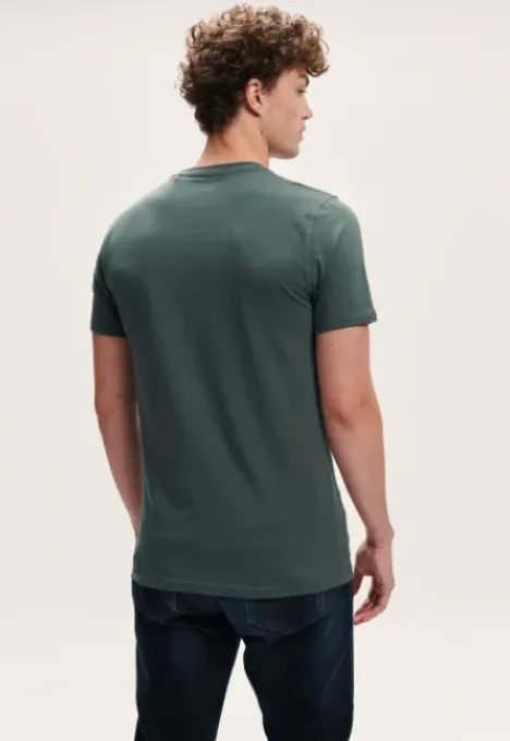 Sale Base O-neck T-shirt Basics|T-shirts