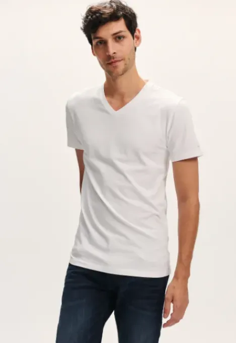 Discount Base V-neck T-shirt T-shirts|Basics