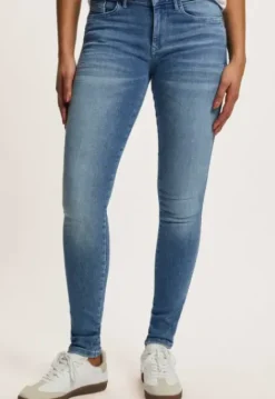 Hot Cassy Mid Waist Skinny Jeans Slim|Jeans