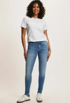 Hot Cassy Mid Waist Skinny Jeans Slim|Jeans
